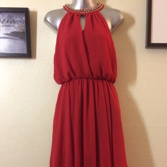 Stunning GUESS by Marciano Silk Asymmetrical Dress - Picture 3 of 5